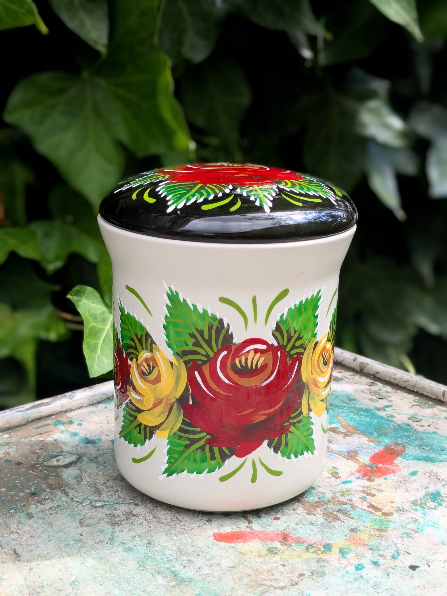 Canal Art Storage Pot