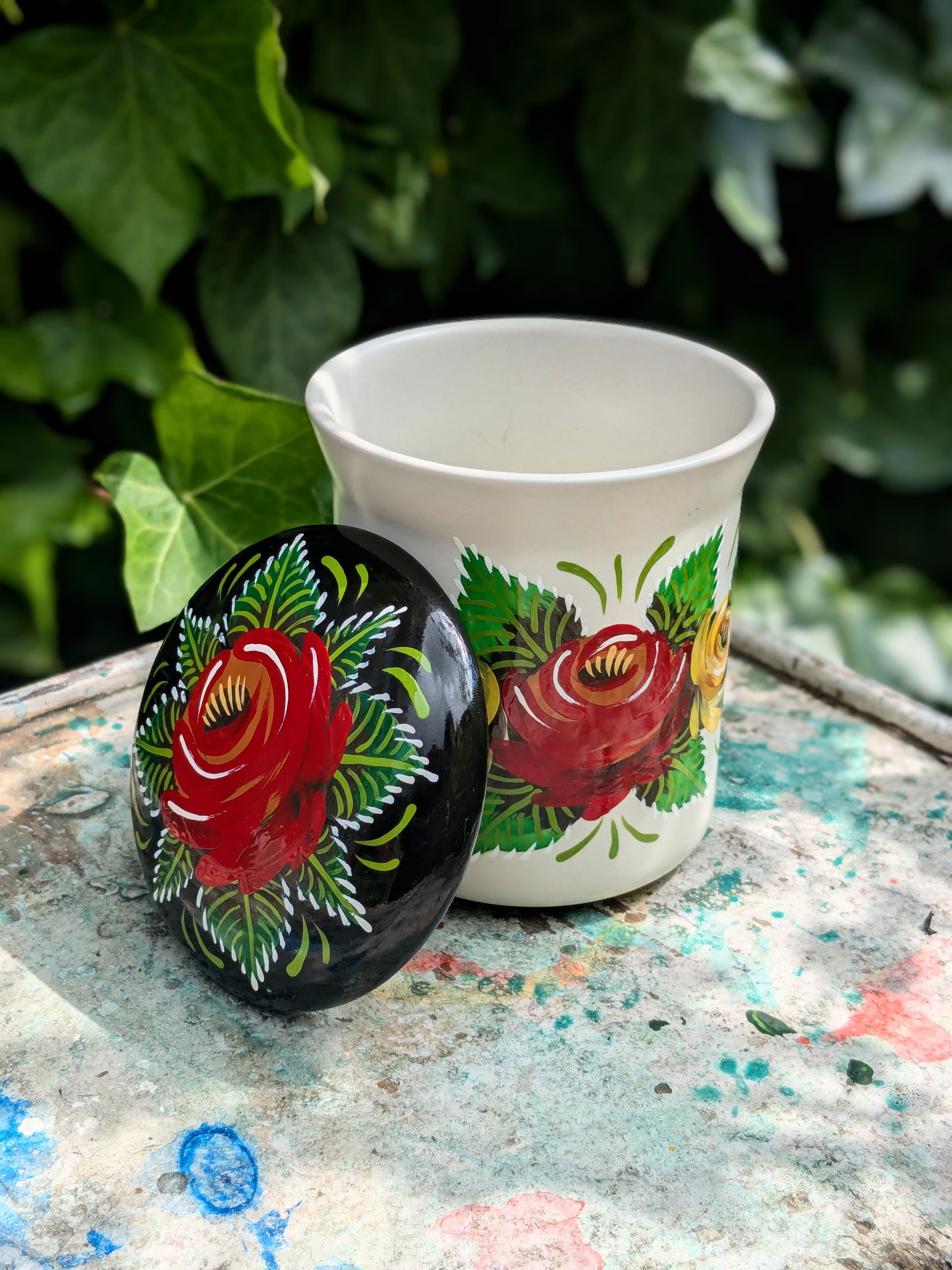 Canal Art Storage Pot
