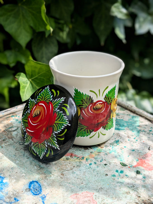 Canal Art Storage Pot
